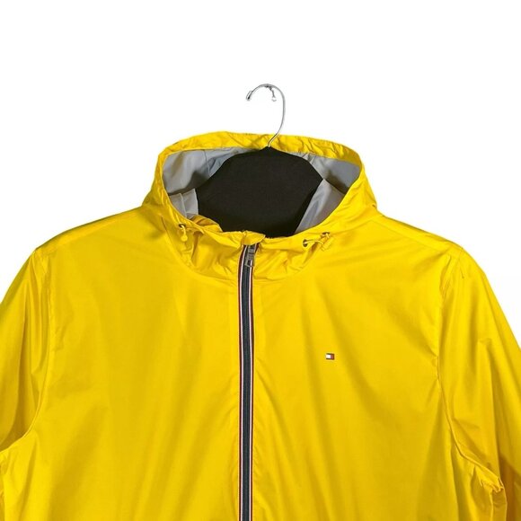 Tommy Hilfiger Men's Rain Jacket Size XXL Yellow Water-Wind Resistant Breathable - Picture 14 of 16